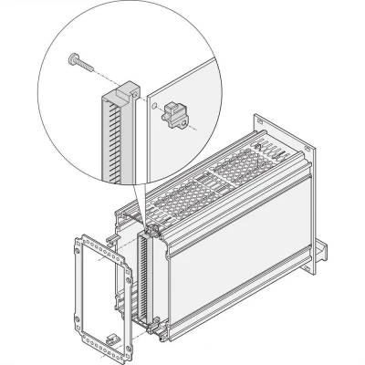 Immagine di nVent SCHROFF 24812301 Kit di fissaggio 5 pz.