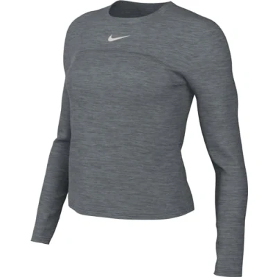 Immagine di Nike Performance Swift Maglietta a manica lunga, Donna, Taglia: Small, Smoke grey