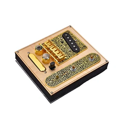 Immagine di Alnicov 1 set 3 vie precablato piastra di controllo ponte collo pickup set, per Telecaster chitarra elettrica strumenti musicali parti accessori