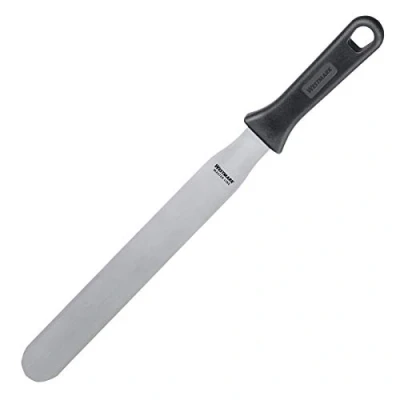 Immagine di Westmark Paletta da pasticcere professionale, Dritta, Flessibile, Dimensioni lama: 3,5 x 30,5 cm, Lunghezza: 43,5 Acciaio inox/Plastica, Master Line, Nero/Argento, 31242270