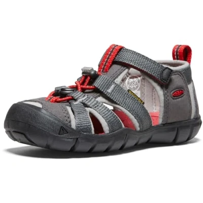Immagine di KEEN SEACAMP II CNX, Sandali Unisex Bambini e ragazzi, Grigio Magnet Drizzle, 35 EU