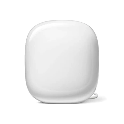 Immagine di Google Nest Wifi Pro Wi Fi 6E Sistema affidabile, ad alta velocità e con copertura in tutta la casa Router mesh Bianco ghiaccio, GA03030 EU