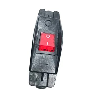 Immagine di 1pcs 30A 220V Heavy Duty Inline Cavo Interruttore Grande Corrente in Linea On/Off Rocker con Luce Rossa,