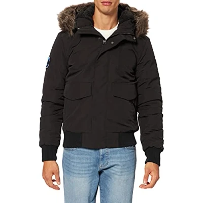 Immagine di Superdry Everest Giacca invernale, Uomo, Taglia: XXL, Jet black