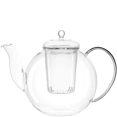 Immagine di Leonardo Armonia Singolo Teiera 1200 ml Trasparente bollitore (Singolo, ml, Trasparenti, Vetro, 192 mm, 175 mm)