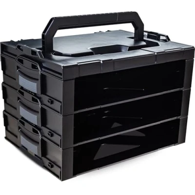 Immagine di Sortimo i BOXX Rack 6100000338 Cassetta porta utensili senza contenuto ABS Nero (L x A) 442 mm 342