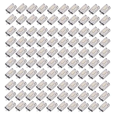 Immagine di Fafeicy Interruttore a pulsante tattile momentaneo da 100 pezzi, kit di assortimento per microinterruttore
