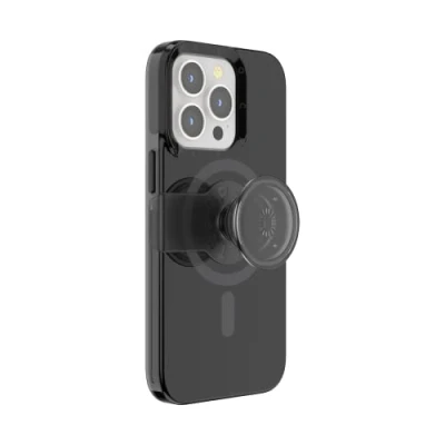 Immagine di PopSockets: PopCase per MagSafe Custodia iPhone 13 PRO con Supporto PopGrip Slide Riposizionabile e Impugnatura Top Intercambiabile Black