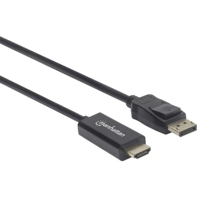 Immagine di Manhattan Displayport / HDMI Cavo adattatore Spina DisplayPort, A 1.00 m Nero 152662
