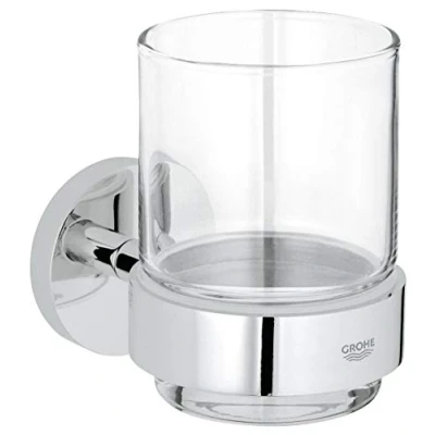 Immagine di GROHE Bicchiere con Supporto Essentials Cromo, 40447001