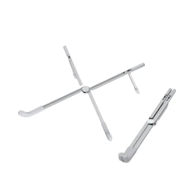 Immagine di Focenat Supporto PC Portatile, per Laptop, Notebook, Computer Pieghevole, Alluminio, Argento, 23 x 22 9 cm, Portatili, Ufficio