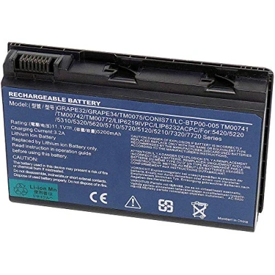 Immagine di XITAIAN 5200mAh GRAPE32 TM00741 Batteria di Ricambio per ACER Extensa 5120 5210 5220 5230 5235 5420 5430 5610 5620 5630 7120 7420 7620
