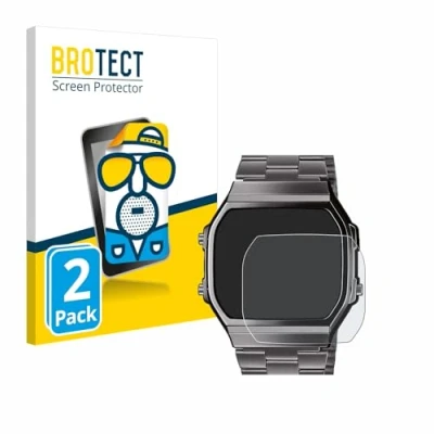 Immagine di brotect Pellicola Protettiva Opaca per Casio A168WEGG 1BEF Anti Riflesso (2 Pezzi)