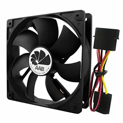 Immagine di AABCOOLING Fan 12 una Economico ed Efficiente 120mm Ventola PC, Alimentatore Ventilatore per Computer, Aspirazione, 12cm, 4 Pin, 115m3/h 25 dB (A)