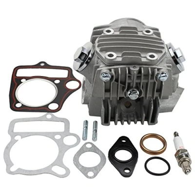 Immagine di GOOFIT Completa Testa del Cilindro Sostituzione per 4 Tempi Motore 110cc ATV Go Kart