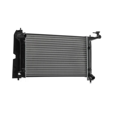 Immagine di NRF 53397 Radiatore motore Alluminio 600 348 16 con parti annesse Alette di raffreddamento saldate TOYOTA: Corolla IX Hatchback, Verso