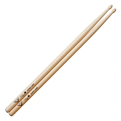 Immagine di Bacchette di Vater VSMSJW Super Jazz Serie Sugar Maple Punta Ovale in legno