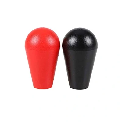 Immagine di EG STARTS Arcade Joystick&#039;s Oval Balltop, Ellipse Topball Handle uso per 2 giocatori Joystick Kit fai da te Sanwa MAME Jamma Part (Rosso &amp; Nero)