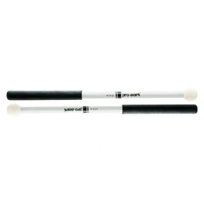 Immagine di Bacchette per tamburo tenore ProMark ATA1 con manico in alluminio e punta nylon a forma circolare