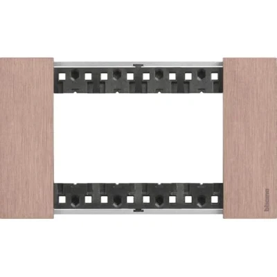 Immagine di Bticino KA4804ZM Living Now Placca 4 Moduli, Rame, 147.5 x 86 20 mm