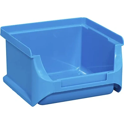 Immagine di Allit 456200 Cassetta impilabile da magazzino (L x A P) 100 60 mm Blu 1 pz.
