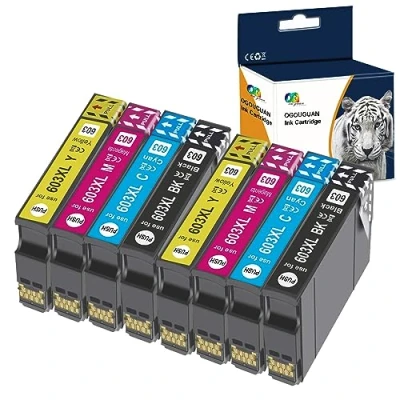 Immagine di Licai 603XL Cartucce d&#039;inchiostro compatibili con Epson 603 XL per Expression Home XP 2100 2105 4105 4100 3100 3105 WF 2850DWF 2835DWF 2830DWF 2810DWF