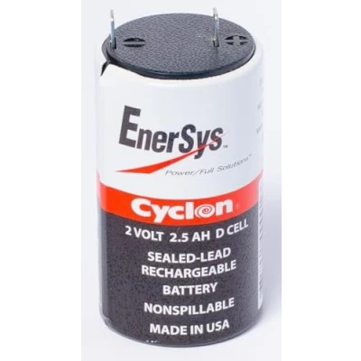 Immagine di BATTERIA CYCLON 2 VOLT 2.5 AH D CELL ENERSYS RICARICABILE