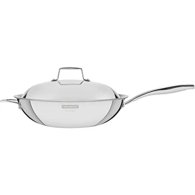 Immagine di Tramontina Wok antiaderente in acciaio inox a 3 strati, 32 cm (5,2 l)