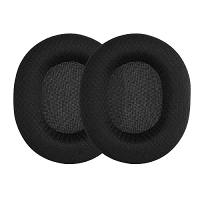 Immagine di kwmobile 2x Cuscinetto Cuffie Compatibile con SteelSeries Arctis 3 / 5 7 9 9X Pad Cuscinetti Ricambio Over Ear Simil Pelle nero