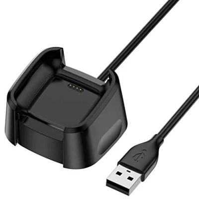 Immagine di TECHGEAR Caricatore per Fitbit Versa 2 / SE, Sostituzione USB Cavo di Ricarica Caricabatteria Dock Adattatore 2/Versa SE Cardiaca &amp; Tracker attività fitness Smart Watch