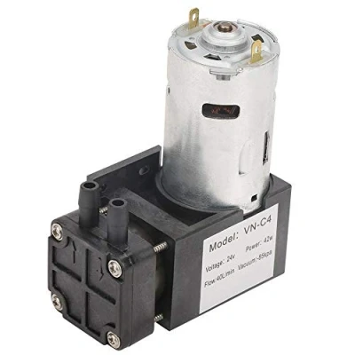 Immagine di Akozon Pompa del Vuoto DC24V Mini Piccola Pompe Oilless 85KPa Flow 40L / min per Gas Aria