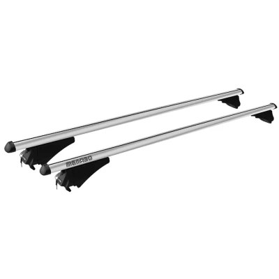 Immagine di MENABO Coppia Barre da Tetto Completa per Auto con Rails Tiger XL Max.75 kg Argento