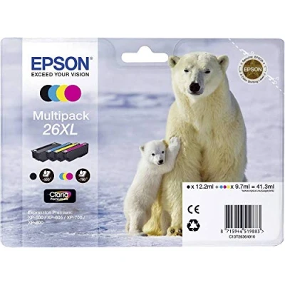Immagine di EPSON MULTIPACK 26XL 4PZ ORSO POLARE