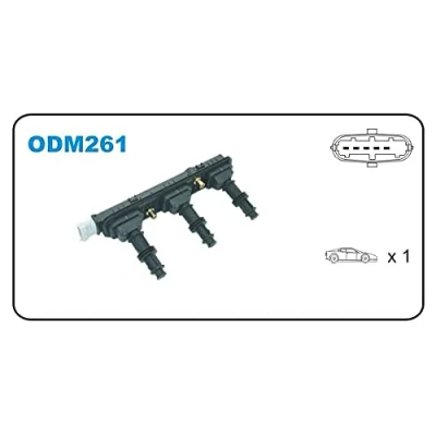 Immagine di JANMOR ODM261 Bobina d&#039;accensione OPEL: Vectra B Sedan, C Caravan, CC