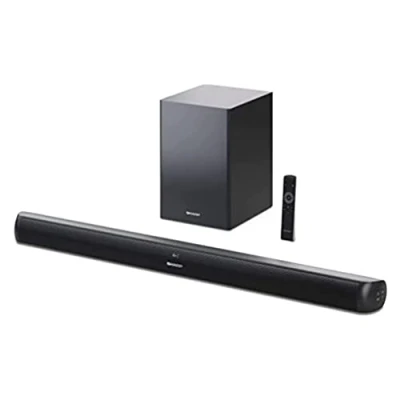 Immagine di Sharp HT SBW202 2.1 200W SOUNDBAR CON SUBWOOFER WIRELESS, BLUETOOTH 4.2, HDMI ACR CEC, AUDIO OTTICO, INGRESS AUX, TELECOMANDO, NERO
