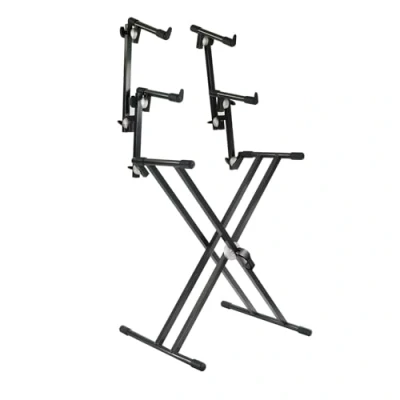 Immagine di PROEL SPL253 Supporto professionale per tastiera musicale a più livelli con doppio e triplo telaio, Grigio Antracite (SPL253)