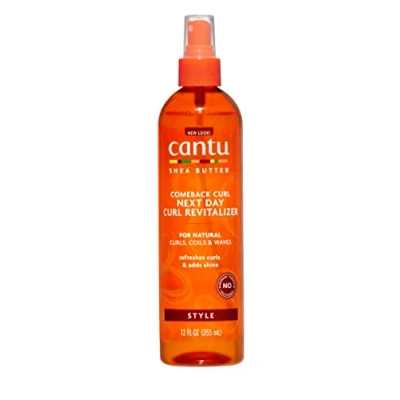 Immagine di Cantu Burro di karitè per capelli naturali Comeback Curl, ravviva i riccioli il giorno dopo, 355 ml