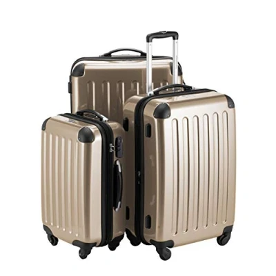 Immagine di HAUPTSTADTKOFFER Alex Set di 3 valigie (S, M &amp; L), 235 litri, Colore Champagne