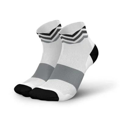 Immagine di INCYLENCE ULTRALIGHT Calzini corti da corsa per uomo e donna con leggera compressione, 1 paio, Waves White, 39 42