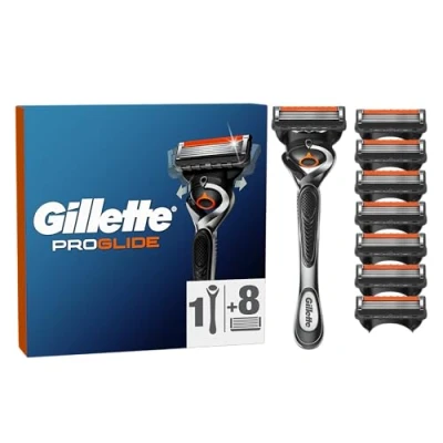 Immagine di Gillette Rasoio Uomo Proglide, 1 Manico + 8 Lamette Barba