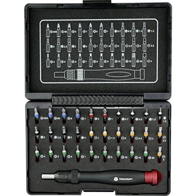 Immagine di TOOLCRAFT 809204 Kit inserti 31 parti Taglio, Croce Phillips, Pozidriv, Brugola interna, Profilo a T
