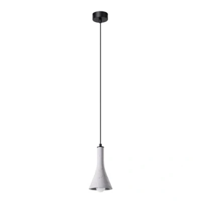 Immagine di SOLLUX lighting lampada a sospensione in cemento REA 1 con sorgente luminosa E14 lampadine non incluse moderna per soggiorno Lampade Scandi 12x12x125cm