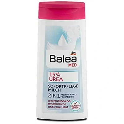 Immagine di Balea Med 15% Urea Latte per la cura immediata della pelle, 2 in 1, 250 ml