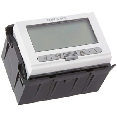 Immagine di CAME TA/350, Termostato Digitale da Parete, Controllo Temperatura Ambiente, Programmazione Giornaliera, Design Compatto, Installazione a Incasso, Bianco