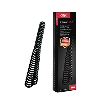 Immagine di GBC Dorsi Click 8 mm 50pz Nero 388019E