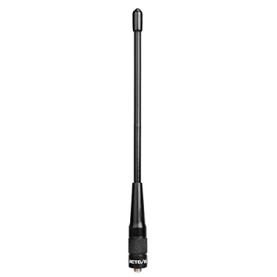Immagine di Retevis RHD701 Walkie Talkie Antenna VHF/UHF Compatibile con Baofeng UV 5R Plus BF 88E 5RTP 888S 5RA 5RB 5RC RT5 RT5R RT5RV RT86 Dual Band SMA F ad alto guadagno (1