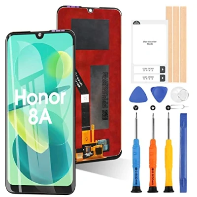 Immagine di ARSSLY Schermo per Huawei Honor 8A/Play 8A/8A Pro/8A Prime /Y6 2019 2019/Y6 PRO 2019/Enjoy 9e LCD Display Touch Digitizer Parti di Ricambio Riparazione con Strumenti(Nero)
