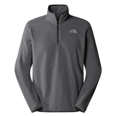 Immagine di THE NORTH FACE NF0A855W4HJ M 100 Glacier 1/4 Zip EU Maglia Lunga Uomo TNF Medium Grey Heather Taglia L