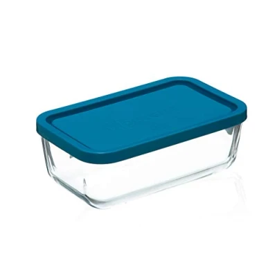 Immagine di Bormioli Frigov System Contenitore Rettangolare con Coperchio, 21 x 13 cm