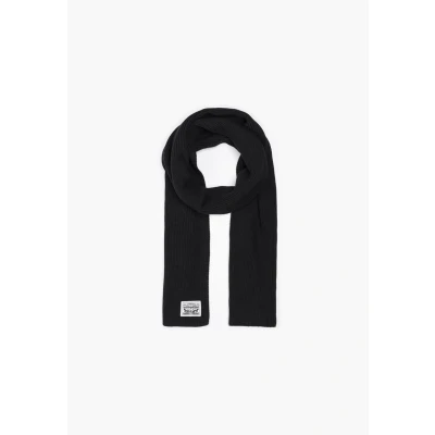 Immagine di Levi&#039;s BACK Patch Scarf Unisex Sciarpa, Taglia: One Size, Regular black